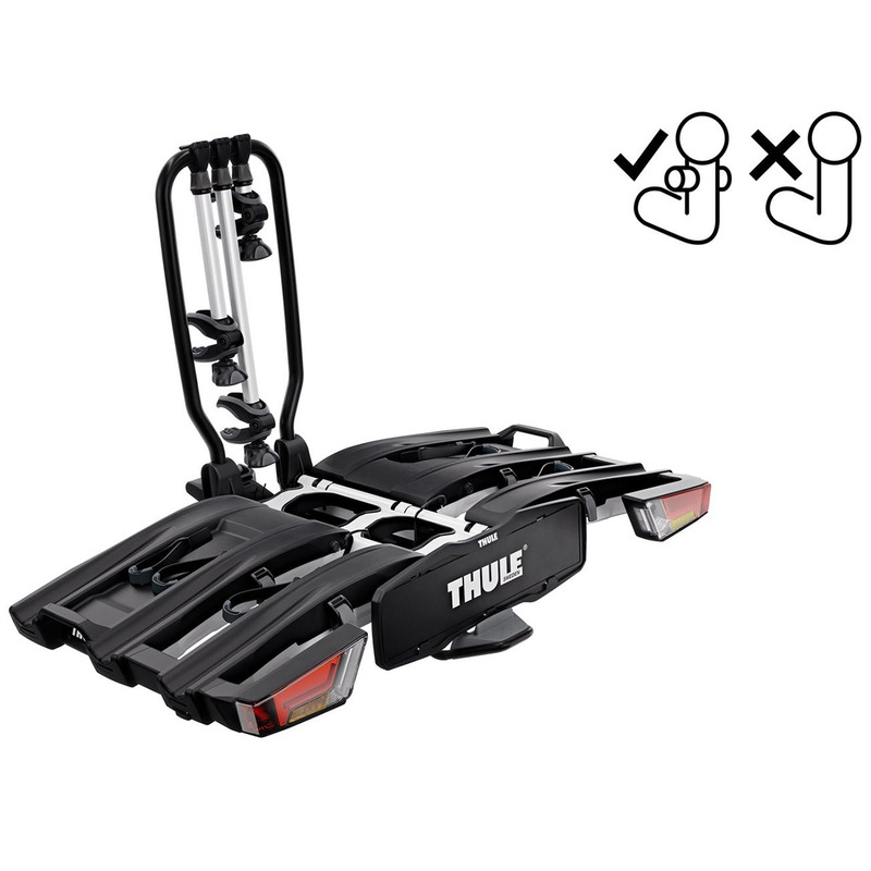 Suport biciclete Thule EasyFold XTF 3 cu prindere pe carligul de remorcare (13pini)- pentru 3 biciclete