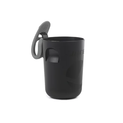 Suport pentru carucior, Jane, Universal, Pentru biberon/sticla, 15 x 5 x 21 cm, Negru