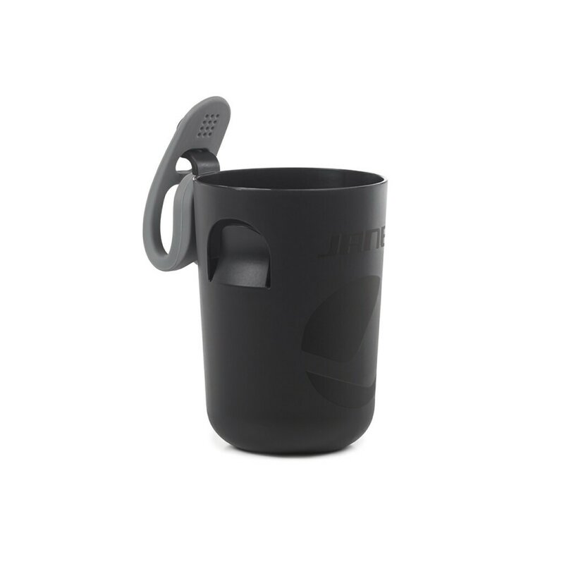 Suport pentru carucior, Jane, Universal, Pentru biberon/sticla, 15 x 5 x 21 cm, Negru
