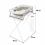 Suport pliabil, Primabobo, Pentru cadita Lux, Inaltime 85 cm, Sustine 30 kg, Alb - 5
