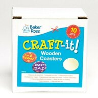 Baker Ross - Set creativ Suporti pentru pahar , 10 buc