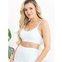 Sutien alaptat, Agnes, Din 95% bumbac si 5% elastan, Masura L, White - 9