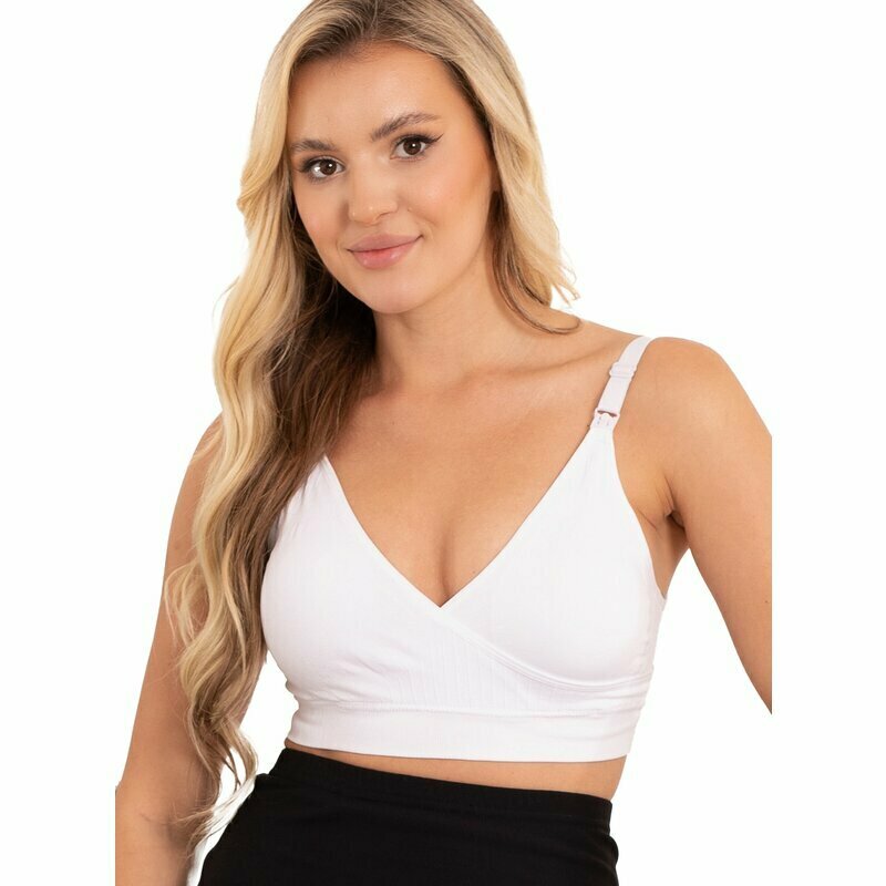 Sutien alaptat, Valentina, Din 92% poliamida si 8% elastan, Masura M/L, White