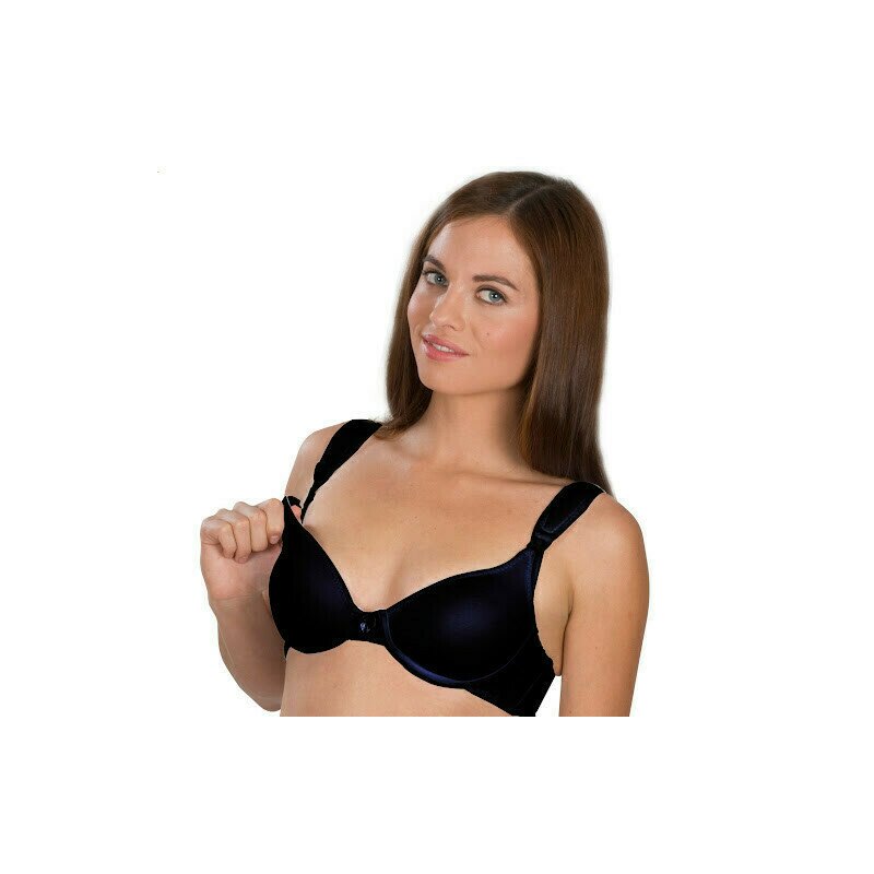 Babyjem - sutien pentru alaptat cu dantela (culoare: negru, marime: 100)