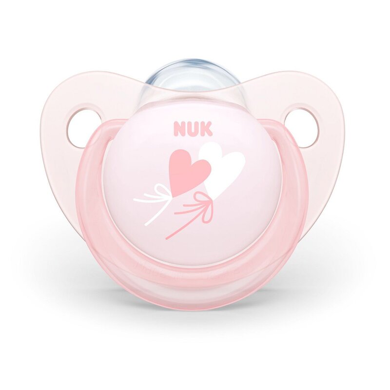 Nuk - suzeta din silicon baby rose m1, baloane, 0-6 luni