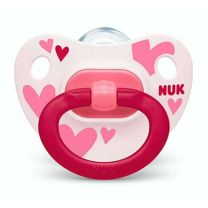 Nuk - nuk - suzeta happy days silicon m2 roz 6-18 luni