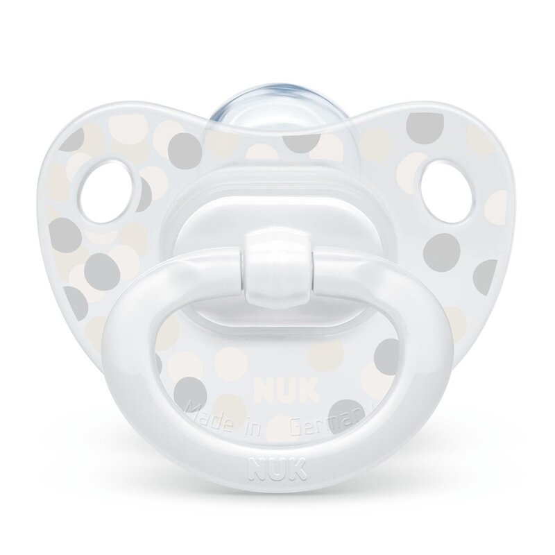 Nuk - nuk - suzeta happy days silicon m3 alb 18-36 luni