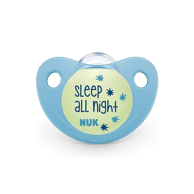 Nuk - nuk - suzeta night & day silicon m3 bleu 18-36 luni