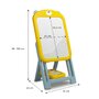 Tabla educationala cu scaunel, Toyz, Ted, Include magneti si markere, Inaltime reglabila, 50x44x68-100 cm, 3 ani+, Roz - 14