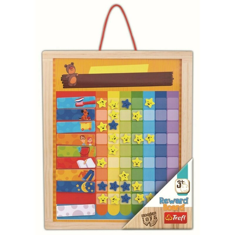 Trefl - jucarie cu activitati tabla , cu recompense zilnice, multicolor