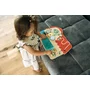 Tablita cu activitati, Free2Play, Din lemn, Cu elemente interactive, Dezvolta coordonarea mana-ochi, 40x30x6,5 cm, 18 luni+, Multicolor - 10