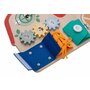 Tablita cu activitati, Free2Play, Din lemn, Cu elemente interactive, Dezvolta coordonarea mana-ochi, 40x30x6,5 cm, 18 luni+, Multicolor - 4