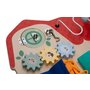 Tablita cu activitati, Free2Play, Din lemn, Cu elemente interactive, Dezvolta coordonarea mana-ochi, 40x30x6,5 cm, 18 luni+, Multicolor - 3