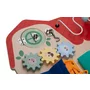 Tablita cu activitati, Free2Play, Din lemn, Cu elemente interactive, Dezvolta coordonarea mana-ochi, 40x30x6,5 cm, 18 luni+, Multicolor - 3