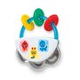 Tamburina cu zornaitoare bebelusi, Baby Einstein, Tiny Tambourine, Cu bile colorate, Stimuleaza motricitatea fina si cauza-efect, Fara BPA, 3 luni+, Multicolor - 1