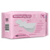 Tampoane absorbante postnatale, Bocioland, Ultra moi, 6 straturi, M, 10 buc