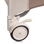 Tarc de joaca copii, Lionelo, Bonnie, Pana la 15 kg, 100 x 100 cm, Pliere compacta, Include geanta de transport, Din plasa, Cu intrare laterala cu fermoar, Cu roti, Cu salteluta din spuma, Conform cu EN12227, Bej - 10