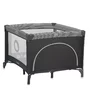 Tarc de joaca copii, Lionelo, Bonnie, Pana la 15 kg, 100 x 100 cm, Pliere compacta, Include geanta de transport, Din plasa, Cu intrare laterala cu fermoar, Cu roti, Cu salteluta din spuma, Conform cu EN12227, Gri inchis - 7