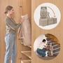 Tarc de joaca copii, Lionelo, Florence Easy Fold, 150 x 180 x 75 cm, Pliere, depliere automata, Include geanta de transport, Din plasa, Cu doua intrari laterale, 0-48 luni, Conform cu EN12227, Bej - 24