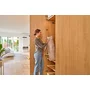 Tarc de joaca copii, Lionelo, Florence Easy Fold, 150 x 180 x 75 cm, Pliere, depliere automata, Include geanta de transport, Din plasa, Cu doua intrari laterale, 0-48 luni, Conform cu EN12227, Bej - 27