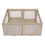 Tarc de joaca copii, Lionelo, Florence Easy Fold, 150 x 180 x 75 cm, Pliere, depliere automata, Include geanta de transport, Din plasa, Cu doua intrari laterale, 0-48 luni, Conform cu EN12227, Bej - 8