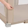 Tarc de joaca copii, Lionelo, Florence Easy Fold, 150 x 180 x 75 cm, Pliere, depliere automata, Include geanta de transport, Din plasa, Cu doua intrari laterale, 0-48 luni, Conform cu EN12227, Bej - 11