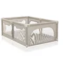 Tarc de joaca copii, Lionelo, Willow, 127 x 187 cm, Pliere compacta, Include geanta de transport, Din plasa, Cu doua intrari laterale si fermoar, Cu ventuze pentru stabilitate, Conform cu EN 12227:2010, Bej - 3