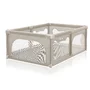 Tarc de joaca copii, Lionelo, Willow, 127 x 187 cm, Pliere compacta, Include geanta de transport, Din plasa, Cu doua intrari laterale si fermoar, Cu ventuze pentru stabilitate, Conform cu EN 12227:2010, Bej - 4