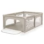 Tarc de joaca copii, Lionelo, Willow, 127 x 187 cm, Pliere compacta, Include geanta de transport, Din plasa, Cu doua intrari laterale si fermoar, Cu ventuze pentru stabilitate, Conform cu EN 12227:2010, Bej - 5