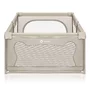 Tarc de joaca copii, Lionelo, Willow, 127 x 187 cm, Pliere compacta, Include geanta de transport, Din plasa, Cu doua intrari laterale si fermoar, Cu ventuze pentru stabilitate, Conform cu EN 12227:2010, Bej - 6