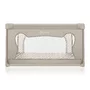 Tarc de joaca copii, Lionelo, Willow, 127 x 187 cm, Pliere compacta, Include geanta de transport, Din plasa, Cu doua intrari laterale si fermoar, Cu ventuze pentru stabilitate, Conform cu EN 12227:2010, Bej - 10