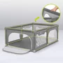 Tarc de joaca copii, Lionelo, Willow, 127 x 187 cm, Pliere compacta, Include geanta de transport, Din plasa, Cu doua intrari laterale si fermoar, Cu ventuze pentru stabilitate, Conform cu EN 12227:2010, Bej - 21