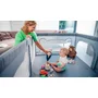 Tarc de joaca copii, Lionelo, Willow, 127 x 187 cm, Pliere compacta, Include geanta de transport, Din plasa, Cu doua intrari laterale si fermoar, Cu ventuze pentru stabilitate, Conform cu EN 12227:2010, Bej - 24