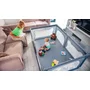 Tarc de joaca copii, Lionelo, Willow, 127 x 187 cm, Pliere compacta, Include geanta de transport, Din plasa, Cu doua intrari laterale si fermoar, Cu ventuze pentru stabilitate, Conform cu EN 12227:2010, Bej - 25