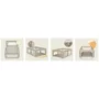 Tarc de joaca copii, Lionelo, Willow, 127 x 187 cm, Pliere compacta, Include geanta de transport, Din plasa, Cu doua intrari laterale si fermoar, Cu ventuze pentru stabilitate, Conform cu EN 12227:2010, Bej - 32