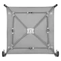 Tarc de joaca, Lionelo, Mille Plus, Pliabil, Include saltea cu densitate T25, 4 jucarii cu velcro, Manere textile, Geanta de transport, Cu roti si inchidere laterala, Pereti din plasa pentru vizibilitate si aerisire, 100 x 100 x 77 cm, Verde - 15