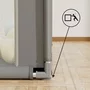 Tarc de joaca pentru bebelusi, Bebe Stars, Playzen, 150x150 cm, Gri - 10