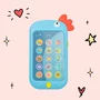 Telefon interactiv, Baby Mix, Cu efecte sonore si antena, Pentru dentitie, Calmeaza gingiile dureroase, Dezvolta abilitatile motorii, 18 luni+, Blue - 2