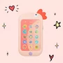 Telefon interactiv, Baby Mix, Cu efecte sonore si antena, Pentru dentitie, Calmeaza gingiile dureroase, Dezvolta abilitatile motorii, 18 luni+, Pink - 3