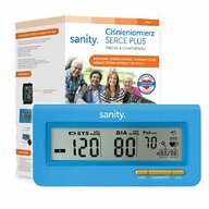 Sanity - Tensiometru electronic de brat  Serce Plus, 60 seturi de memorie, tehnologie FDS, Albastru