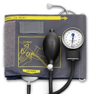 Little doctor - Tensiometru mecanic  LD 60, stetoscop atasat, manseta 33-46 cm, manometru din metal