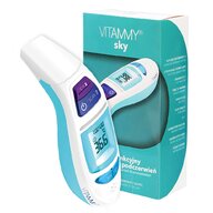 Vitammy - Termometru multifunctional digital  Sky, 4 in 1, tehnologie infrarosu, frunte si ureche