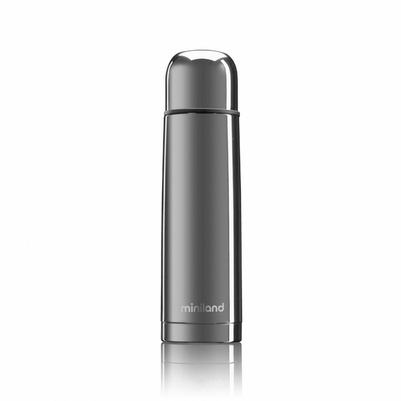 Termos lichide deluxe 500 ml finisaj crom silver miniland