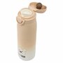 Termos lichide, FreeON, Din otel inoxidabil, Cu mentinere de temperatura de pana la 12 ore, 480 ml, Beige - 2