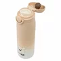 Termos lichide, FreeON, Din otel inoxidabil, Cu mentinere de temperatura de pana la 12 ore, 480 ml, Beige - 2