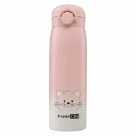 Termos lichide, FreeON, Din otel inoxidabil, Cu mentinere de temperatura de pana la 12 ore, 480 ml, Pink