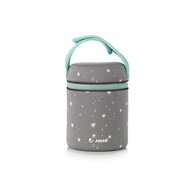 Termos mancare solida bebelusi, Jane, Din otel inoxidabil, 550 ml, Fara BPA, Cu gentuta din izopren, Mint