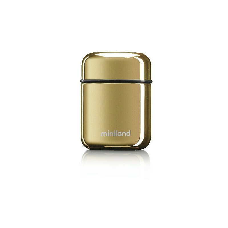 Miniland - Termos Mancare Solida Deluxe 280 ml Gold
