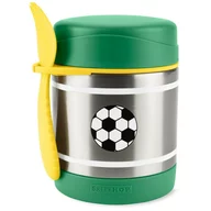 Termos, Skip Hop, Pentru alimente, Mentine cald 7h si rece 5h, Include si o lingura/furculita, Fara BPA, EN14372, 325 ml, 3 luni+, Fotbal