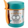 Termos, Skip Hop, Pentru alimente, Mentine cald 7h si rece 5h, Include si o lingura/furculita, Fara BPA, Conform cu standardul de securitate EN14372, 325 ml, 3 luni+, Robot - 1
